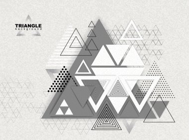 Abstract hipster polygon triangle background. Triangle pattern