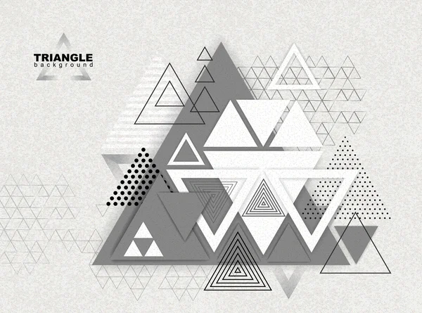 Fond abstrait polygone hipster triangle. Modèle de triangle — Image vectorielle
