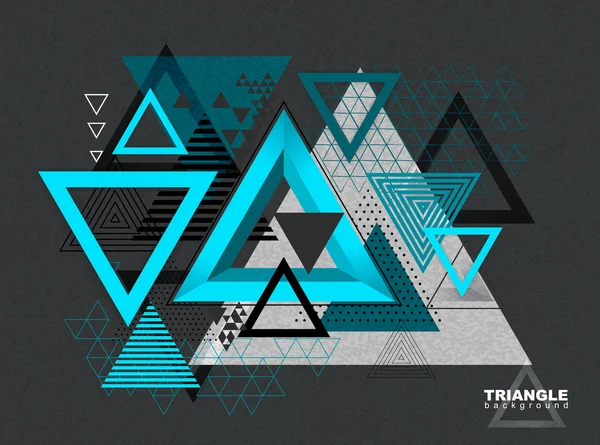 Abstract hipster polygon triangle background. Triangle pattern — Διανυσματικό Αρχείο