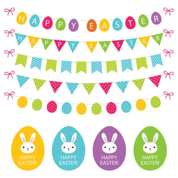 Easter banners set — Stock Vector