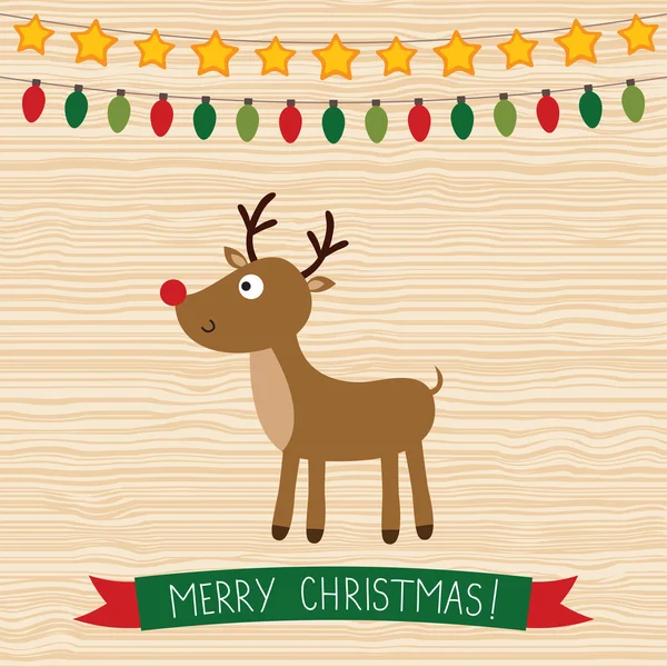 Karácsonyi kártya — Stock Vector