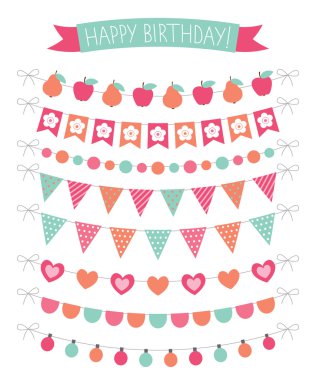 Doğum günü partisi dekorasyon ayarla