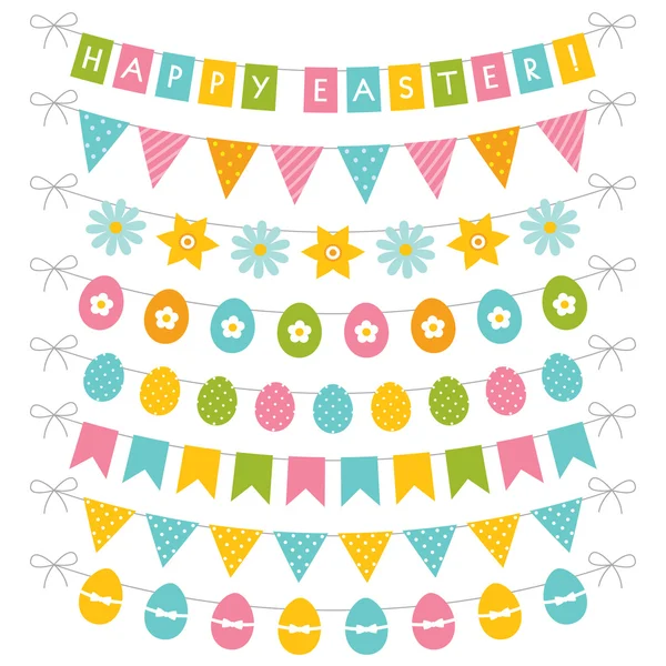 Easter banners set — Stock Vector