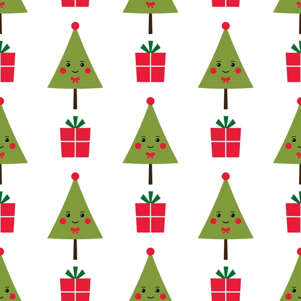 Christmas seamless pattern — Stock Vector