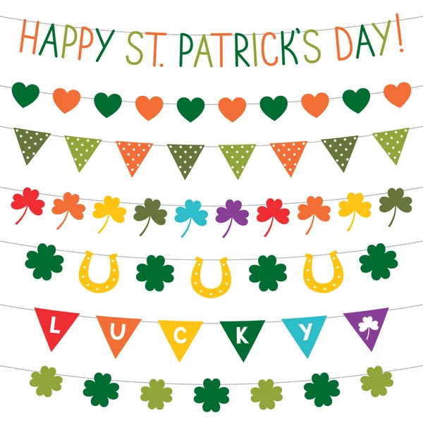 Decorazione per St. Patrick Day della stamina — Vettoriale Stock