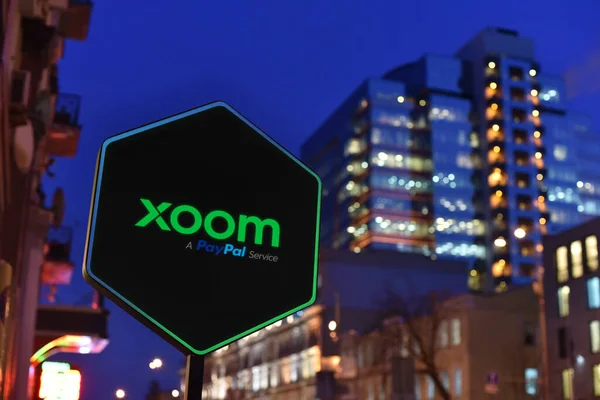 Kyjev Ukrajina Znamení Xoomu — Stock fotografie