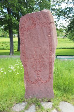 Bir runestone Runik yazıtları