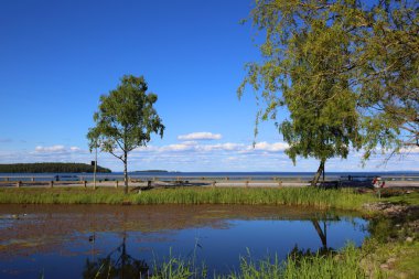 Lake Vattern İsveç'te