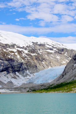 Nigardsbreen buzul Jostedalsbreen Milli Parkı'nda