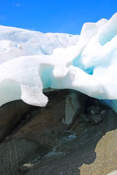 Glaciar Nigardsbreen en el Parque Nacional Jostedalsbreen — Foto de Stock