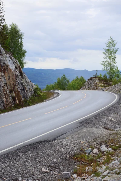 Route de montagne, Norvège — Photo