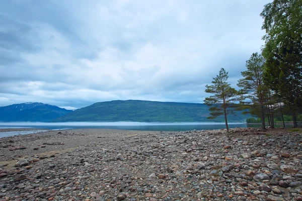 朝ノルウェーの風景 — ストック写真