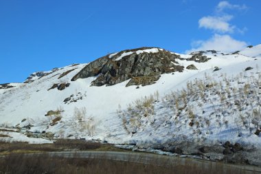 Norveç'te virajlı yol