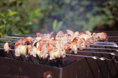 Açık havada şaşlık ızgara