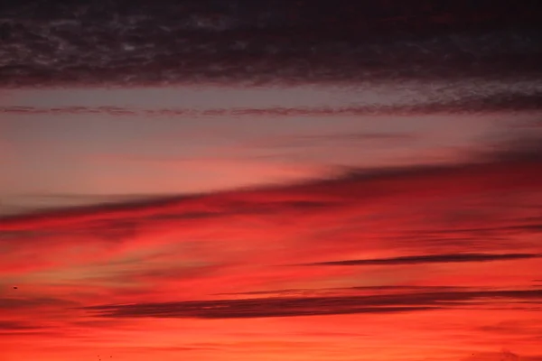 Krásné červené svítání — Stock fotografie