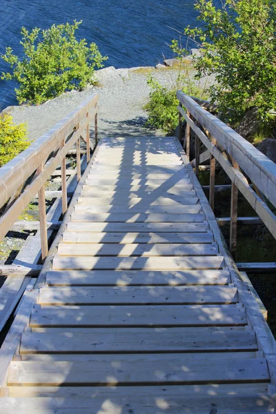 Escaleras al agua — Foto de Stock