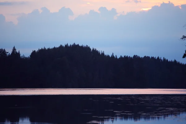 Sonnenuntergang am See — Stockfoto