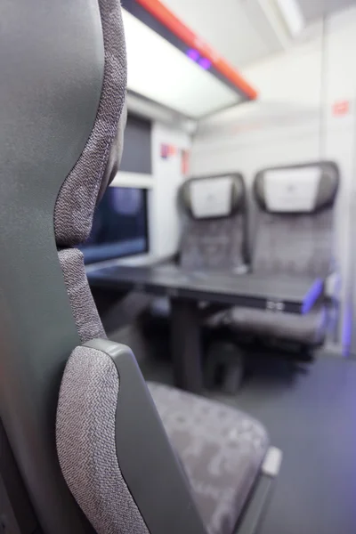 Emtpy interior of the train — Stock Photo, Image