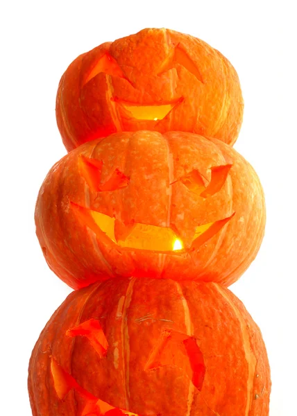 Halloween pompoenen — Stockfoto