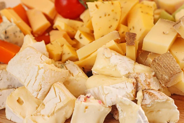 Fondo de queso cortado —  Fotos de Stock