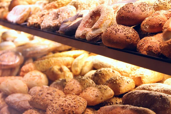 Vetrina del pane — Foto Stock