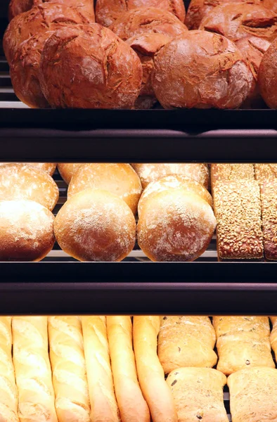 Chléb vitrína — Stock fotografie