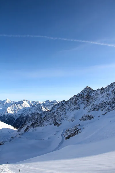 Téléski en montagne — Photo