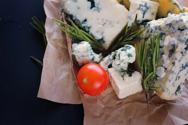 Roquefort cheese composition — Stock Photo, Image