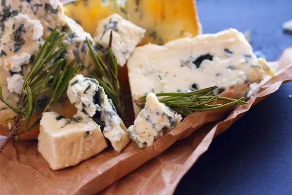 Roquefort cheese composition — Stock Photo, Image