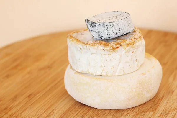 Stack of camembert cheese — Stock Photo, Image