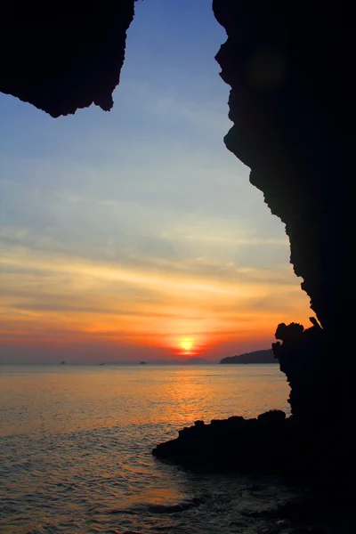 Sunset above the sea — Stock Photo, Image