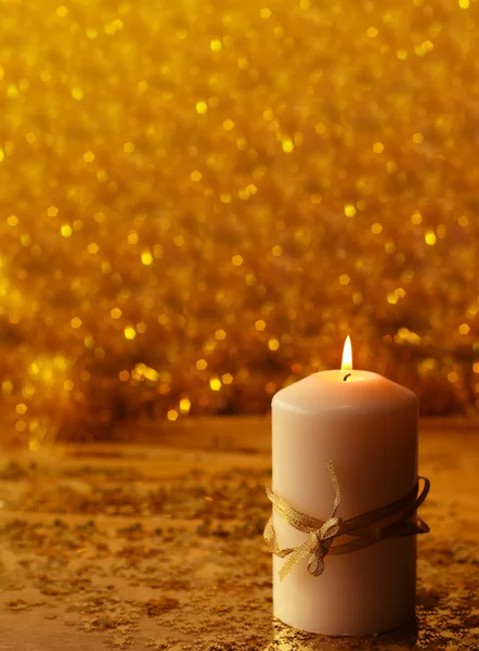 Christmas candle — Stock Photo, Image