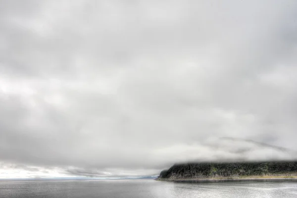 Norský fjord a pohoří — Stock fotografie