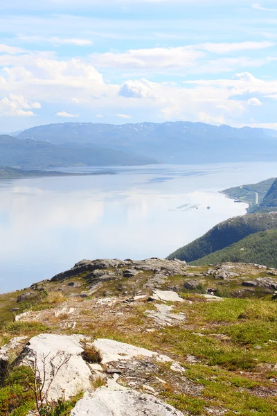 Północna Norwegia krajobraz — Zdjęcie stockowe
