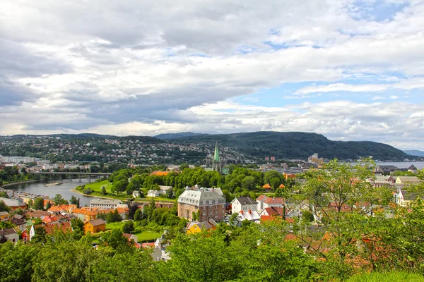 Panorama de Trondheim — Foto de Stock