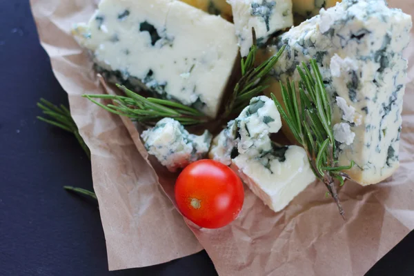 Roquefort cheese composition — Stock Photo, Image