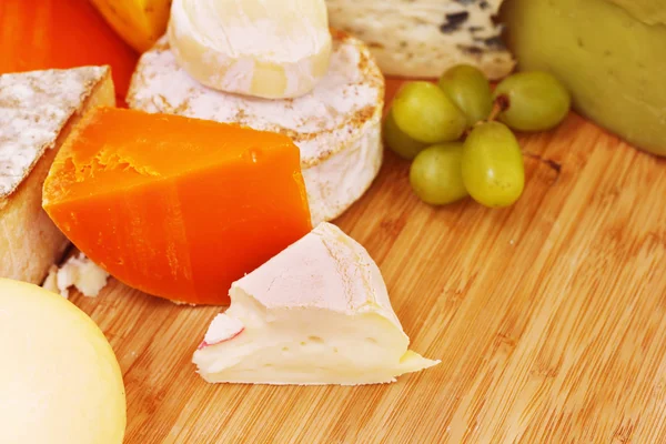 Various types of cheese — Stock Photo, Image