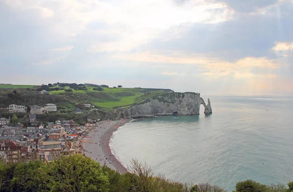 Etretat, uçurumlar — Stok fotoğraf