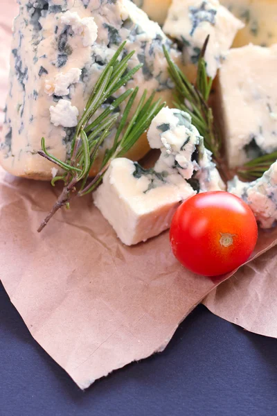 Composición del queso Roquefort — Foto de Stock