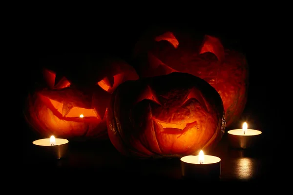 Halloween-Kürbisse — Stockfoto