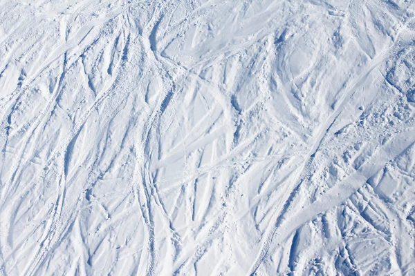 Slope with ski traces — Stock Photo, Image