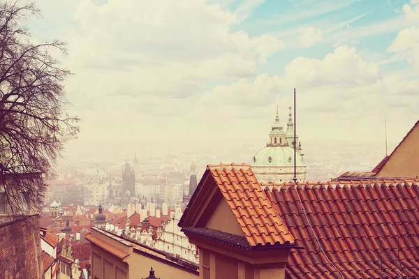 Panoramablick auf Prag Tschechische Republik — Stockfoto