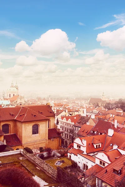 Panoramablick auf Prag Tschechische Republik — Stockfoto