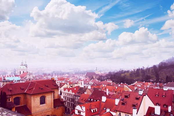 チェコ プラハのパノラマの景色 — ストック写真
