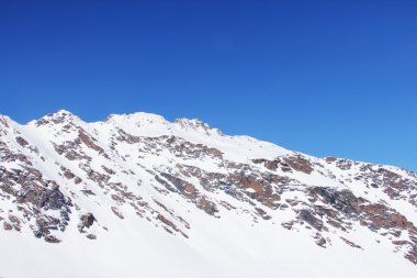 Kış, Alpler, Avusturya için Dağ doruklarına