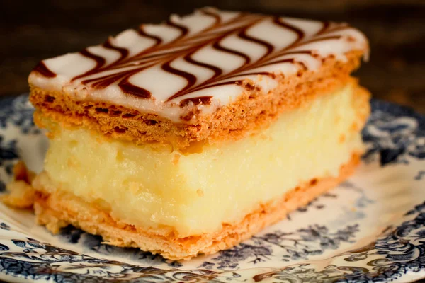 Pastelería francesa con natillas — Foto de Stock