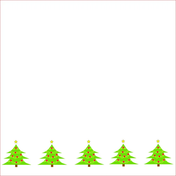 Árboles de Navidad — Vector de stock