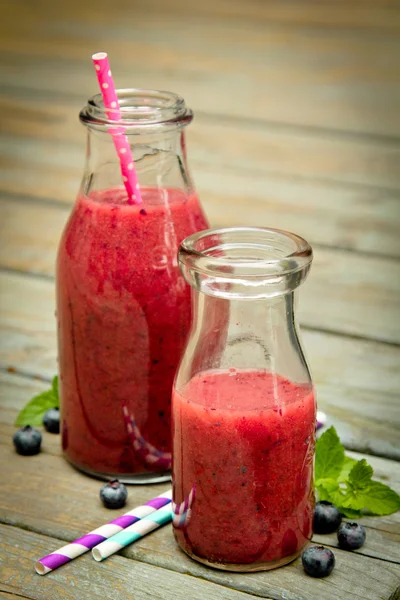 Bessen smoothie — Stockfoto