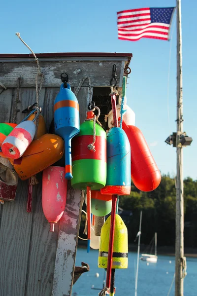 Colorful buoys — Stock Photo, Image