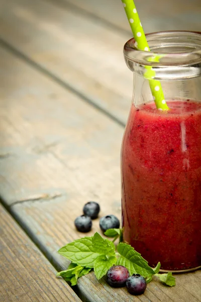 Blueberry smoothie — Stock Photo, Image